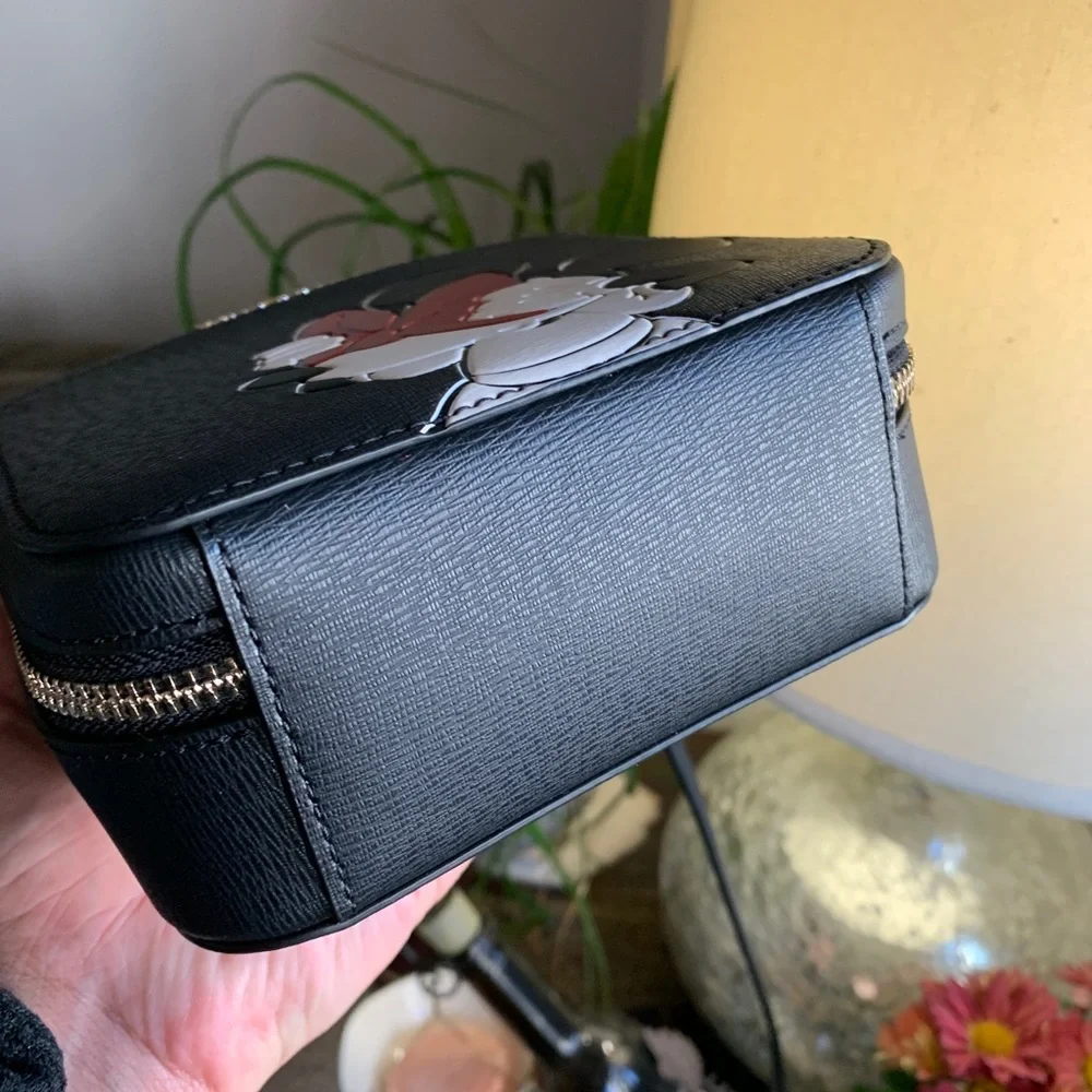 Authentic KATE SPADE leather Minnie Mouse Disney X zip around Crosby/Satchel - Picture 2 of 16